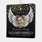 Foto Angel Wings gedenken Keramisch Ornament (Links)