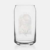 Foto Arch Bruiloft Keepsake De datum opslaan Blikvorm Glas (Achterkant)