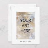 Foto Art Briefkaart Sjabloon toevoegen (Voorkant / Achterkant)