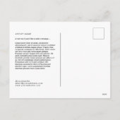 Foto Art Briefkaart Sjabloon toevoegen (Achterkant)