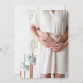 Foto Avocado Baby shower Party Dank u kaart (Achterkant)