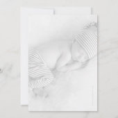 FOTO BABY hallo AANKONDIGING schattig modern (Achterkant)