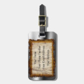 Foto bagagelabel (Voorkant verticaal)