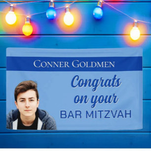 Foto Banner! Aangepaste Bar Mitzvah Banner