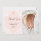  foto Baptisme Dank je Notitiekaartje (Voorkant)