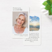 Foto Beach Memorial Prayer Kaart (Bureau)