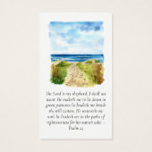 Foto Beach Memorial Prayer Kaart (Achterkant)