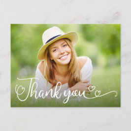 Foto bedankt van de Afstuderen Briefkaart