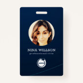 Foto Bedrijfs ID Logo Badge (Voorkant)