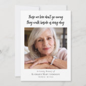 Foto Begrafenisviering van het leven Kaart (Voorkant)