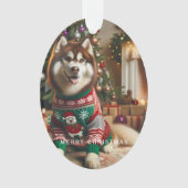 Foto Bericht toevoegen Acryl Ornament (voorkant)