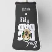 Foto Best Dog Dad door Par Golf Golfheadcover (Draai 90)