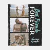 Foto 'Best Friends Forever' 3 Fleece Deken (Voorkant)