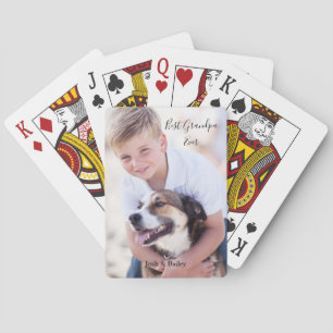 Foto Best Grandpa Ever Pokerkaarten