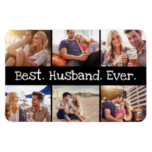 Foto Best Husband Ever Fun Personated Black Magneet