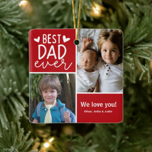 Foto Best Pap Ever Keramisch Ornament
