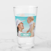 Foto beste mama ooit personaliseren | MOEDERDAG Glas (Achterkant)