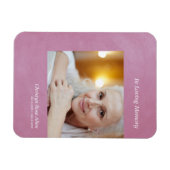 Foto Beste Onthoud Mauve Faux Metallic Effect Magneet (Horizontaal)