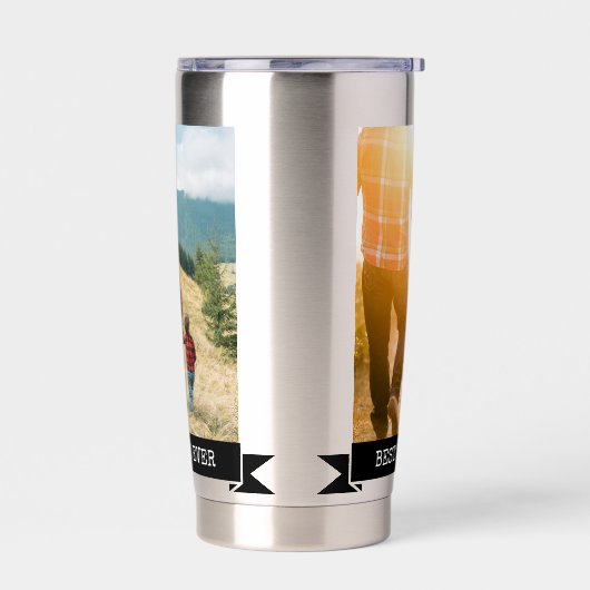 Foto beste vader ooit 2 geïsoleerde drinkbeker (Links)