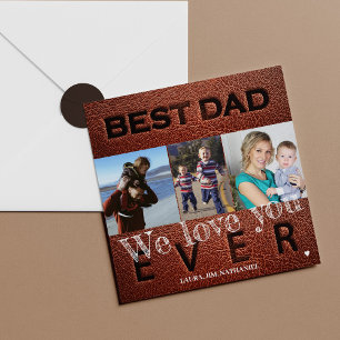 Foto: beste vader ooit Fathers Day Kaart