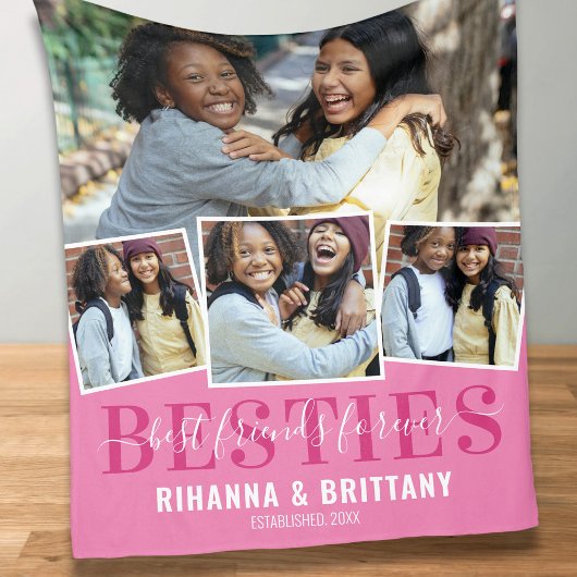 Foto beste vrienden voor ooit 4 fleece deken