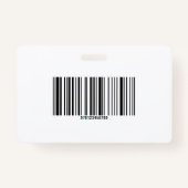 Foto Bezoeker-ID van uw zorgbedrijf Badge (Achterkant)