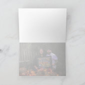 Foto blanco binnen elegante script bedankt (Binnen)