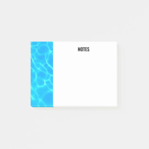 Foto: Blauwe poolwaterreflecties Post-it® Notes