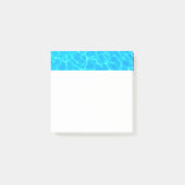 Foto: Blauwe poolwaterreflecties Post-it® Notes (Voorkant)