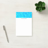 Foto: Blauwe poolwaterreflecties Post-it® Notes (Kantoor)