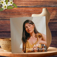 Foto Bloemen Groen Mosterd Geel Retro Bloem