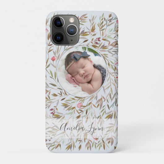 Foto Bloemenkrans Gepersonaliseerde foto Case-Mate iPhone Case (Achterkant)
