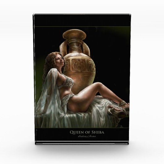 Foto Blok met koningin Sheba van Lindsay Archer (Voorkant)
