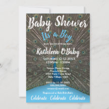 FOTO BLUE BOY BABY SHOWER INVITATIE