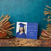 Foto Blue White Gold Afstuderen Keepomwille Fotoplaat (Zijkant)