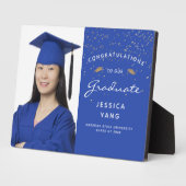 Foto Blue White Gold Afstuderen Keepomwille Fotoplaat (Zijkant)