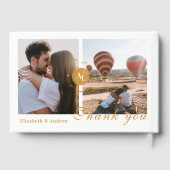 Foto Boarding Pass Cosmic Wedding Gastenboek (Achterkant)