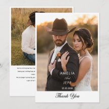foto boho minimaal eenvoudig elegant cowboy bedank