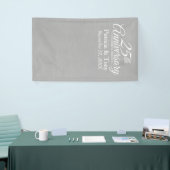 Foto Booth Achtergrond - 25e bruiloft Jubileum Spandoek