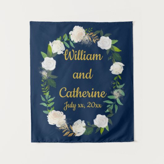 Foto Booth Decor, Greenery Wedding Back drop Wandkleed (Voorkant)