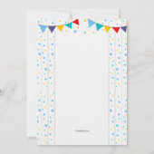 Foto Booth Party Invitation Kaart (Achterkant)