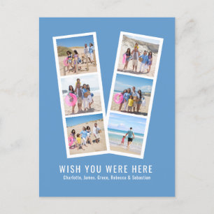 Foto Booth Personalized 6 Afbeeldingen and Text Briefkaart
