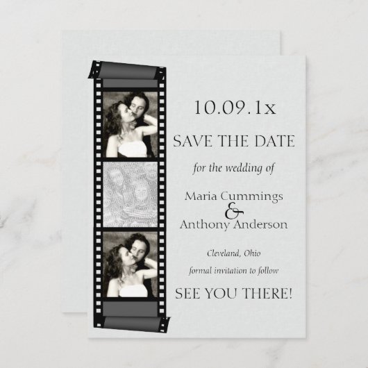Foto Booth Save the Date (Voorkant / Achterkant)