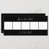  Foto Booth Save the Date Cards (Voorkant / Achterkant)