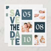 Foto Booth Save the Dates Custom Sjabloon (Voorkant / Achterkant)