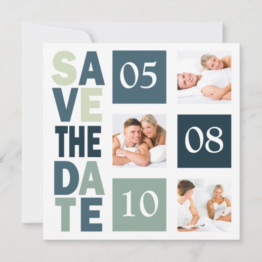 Foto Booth Save the Dates Custom Sjabloon (Voorkant)