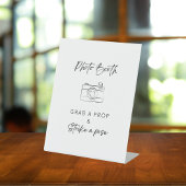 Foto Booth Wedding Engagement Party Tafelblad Teke Reclamebord Met Voetstuk