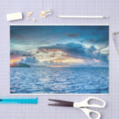 Foto Bora Bora Ocean Uitzicht Tissuepapier (Craft)