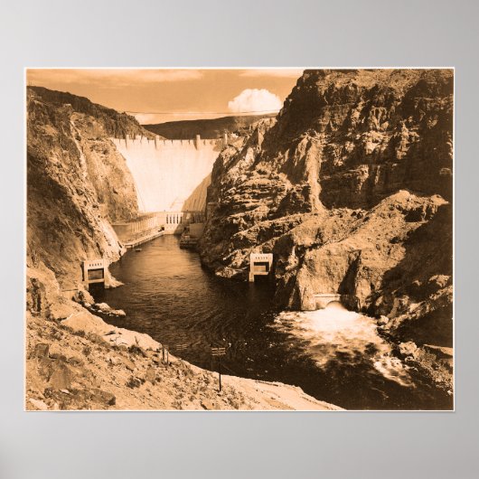  foto Boulder Dam Poster (Voorkant)