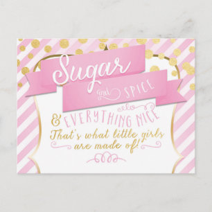 Foto Briefkaart van Sugar & Spice Girls Aankondigi